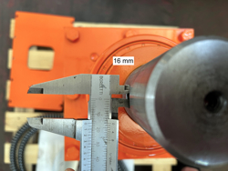 screw log splitter for mini excavator lsp18