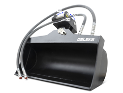 tilt bucket for m180 miniexcavator 800