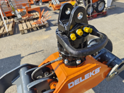 log grapple with fixed pendulum rotator for minidiggers and forest cranes dk 18 gr 100f