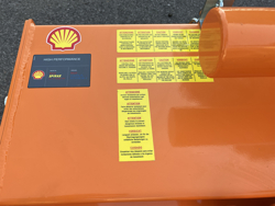 medium heavy rotavator tiller for tractor working width 125cm manuall sideshift mod dfm 125