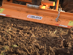 medium heavy rotavator tiller for tractor working width 125cm manuall sideshift mod dfm 125