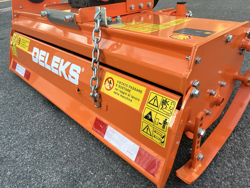 medium heavy rotavator tiller for tractor working width 125cm manuall sideshift mod dfm 125