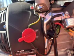 petrol chipper shredder dk 300 lc