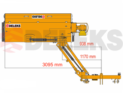 sideshift flail mower heavy offset side mulcher for tractors dragon 220