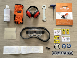 petrol chipper shredder dk 500 bs