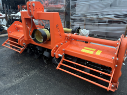 heavy rotavator tiller for tractors working width 180cm for soil preparation mod dftr 180