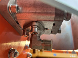 forestry mulcher of 110cm for mini excavators hydraulic shredder mod ark 110