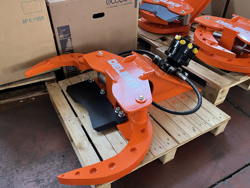 tree shear log grapple for mini excavators cf 11r