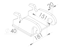 attachment for mini excavators cw05
