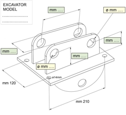 attachment for mini excavators