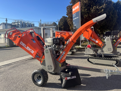 petrol chipper shredder woodchipper with engine dk 800 honda