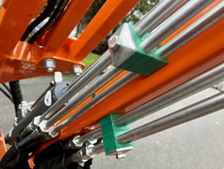 hydraulic hedge bush cutter for tractor falco hw