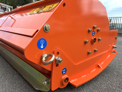 adjustable sideshift flail mower for 60 90hp tractors shredder with hammers mulcher mod tigre 200