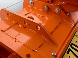 forestry mulcher of 80cm for mini excavators hydraulic shredder mod arj 80