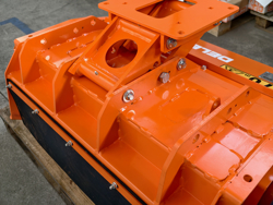 forestry mulcher of 80cm for mini excavators hydraulic shredder mod arj 80