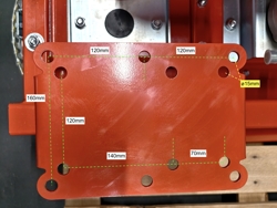circular saw blade attachment for excavators and hedge cutters hrdisc5