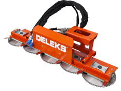 circular saw blade attachment for excavators and hedge cutters hrdisc5
