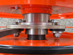 universal inter row disc for mowers