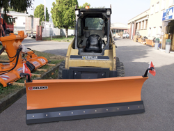 snow plow for up to 3 0 ton skid steer loaders ln 175 m REFURBISHED 8