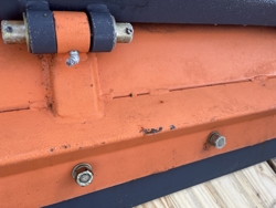 snow plow for up to 3 0 ton skid steer loaders ln 200 m REFURBISHED 9